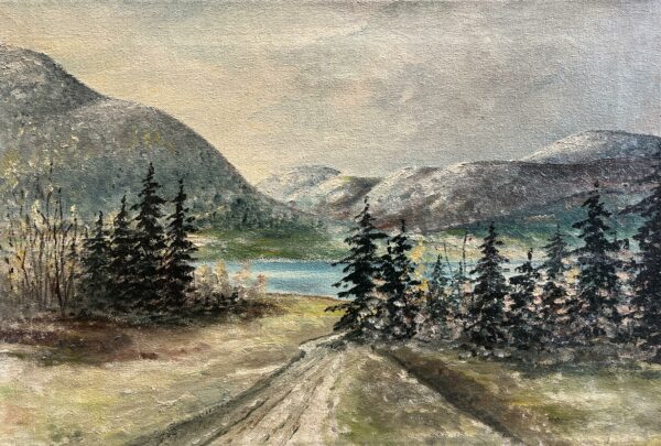 Veil of Tranquil Reverie - a painting by European school (XX)