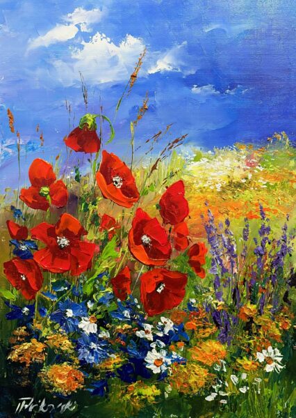 “Sonnet of Blooming Zephyr” - a painting by Tadeusz Wojtkowski