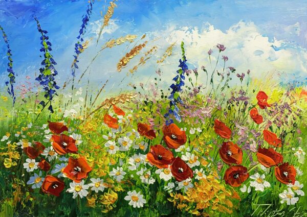 “Serenade of Blossoms” - a painting by Tadeusz Wojtkowski