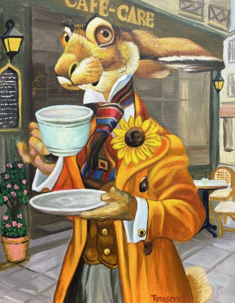 “Elegance in Whimsy” - a painting by Aleksander Tomasievych