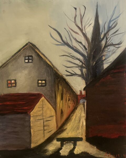 Silent Echoes of Solitude - a painting by European school (XX)