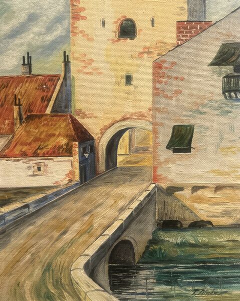 “Echoes of Timeless Whispers” - a painting by European school (XX)