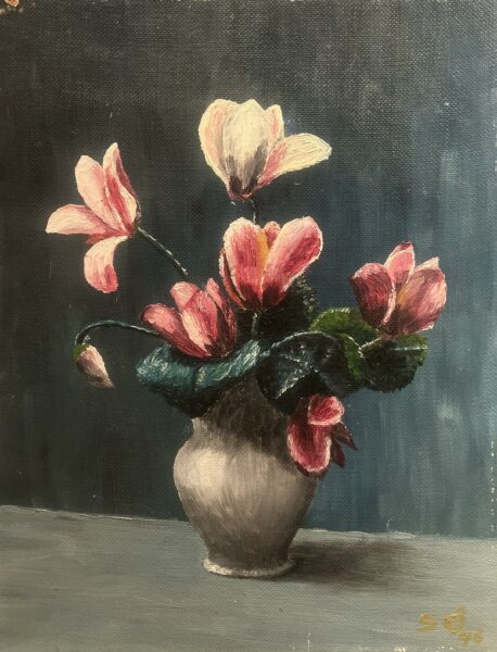 “Petal Symphony in Light” - a painting by European school (XX)