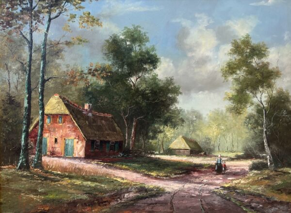 “Echoes of an Autumn Hush” - a painting by European school (XX)