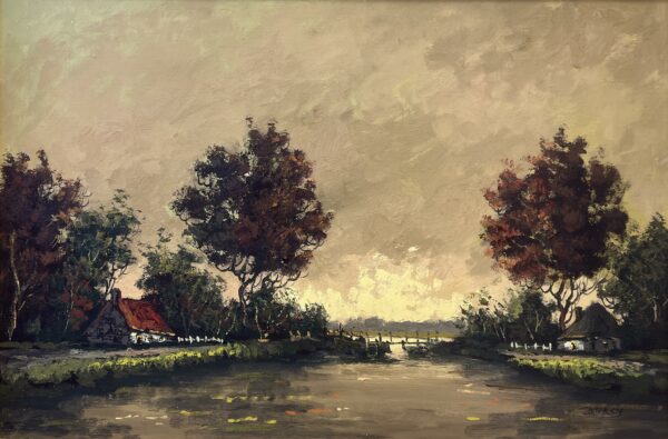 “Elysian Murmurs” - a painting by European school (XX)