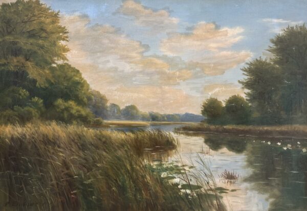 “Serenade of Golden Tranquility” - a painting by European school (XX)