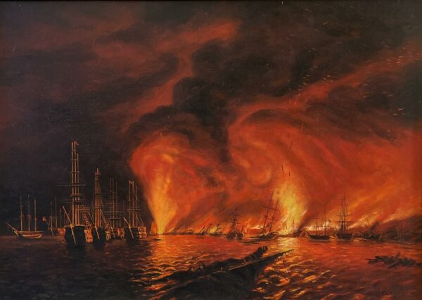 Embers of Eternal Tempest - a painting by European school (XX)