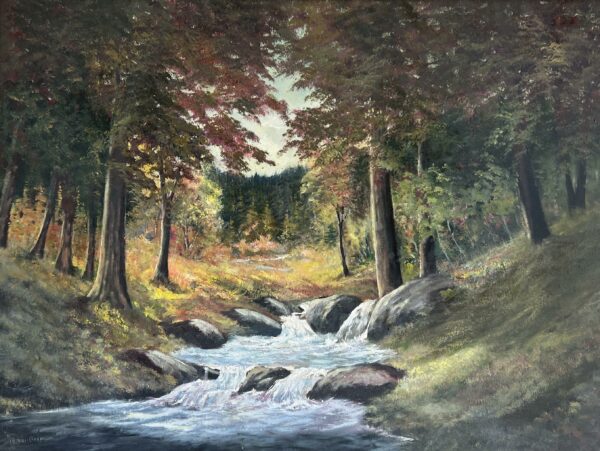 Elysium’s Autumn Reverie - a painting by European school (XX)