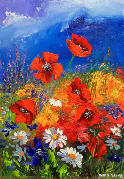 “Rhapsody in Bloom” - a painting by Pentti Vainio