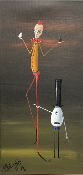 “Eclipsing Whimsy” - a painting by Jarosław Kiełczyński