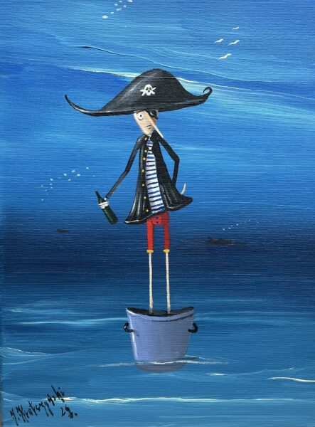 “Buoyant Reverie” - a painting by Jarosław Kiełczyński