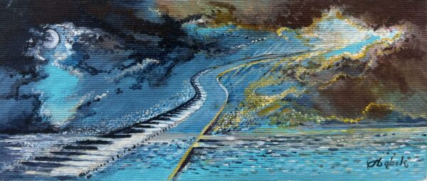 Painting - a painting by Andrzej Dąbek