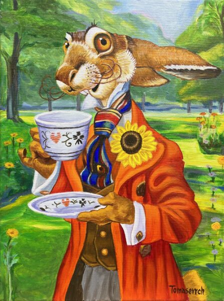 “Spring’s Dapper Prelude” - a painting by Aleksander Tomasievych