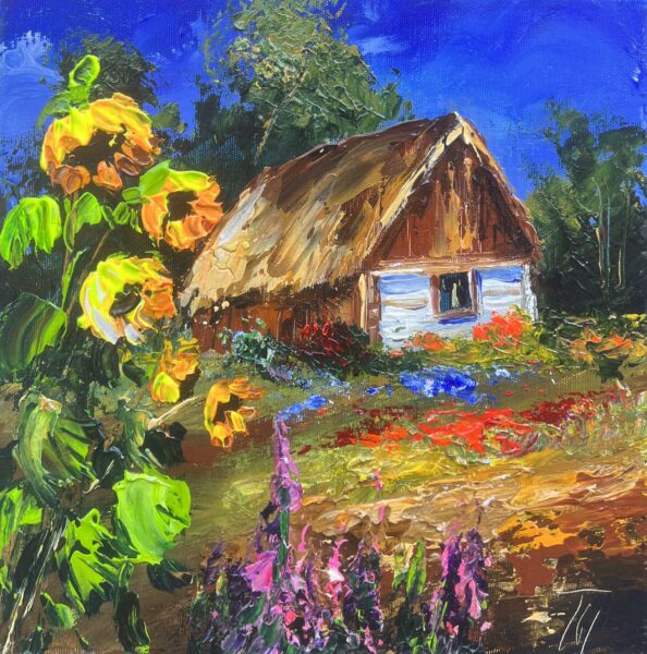 “Radiant Echoes” - a painting by Tadeusz Wojtkowski