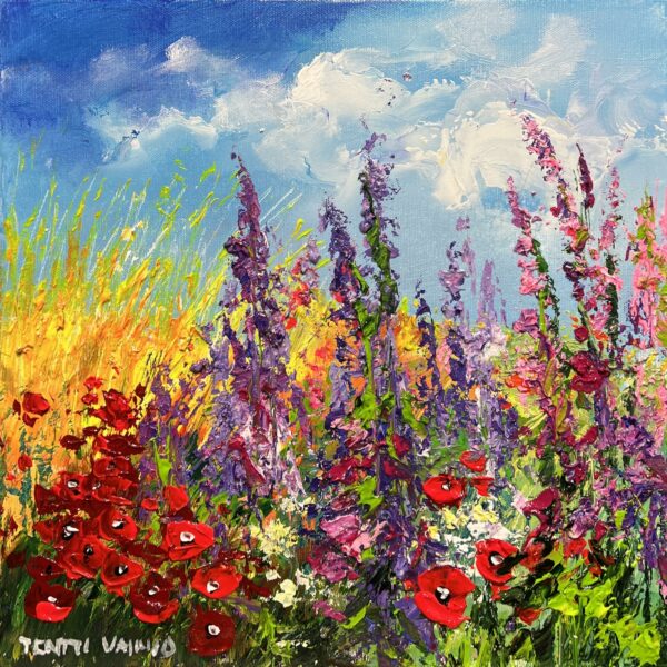 “Symphony of Joyous Hues” - a painting by Pentti Vainio