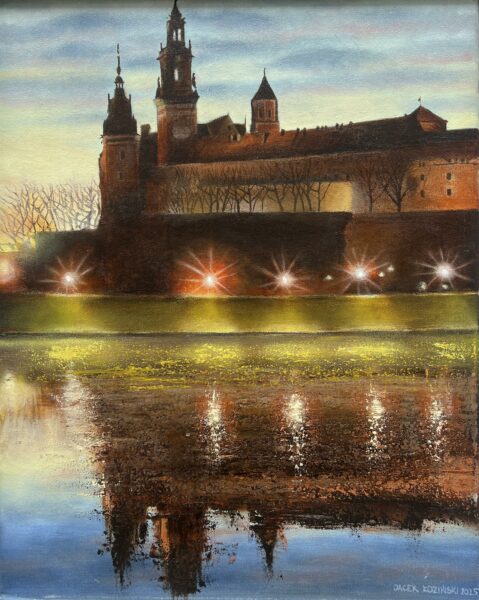 “Reflections of Twilight Reverie” - a painting by Jacek Łoziński