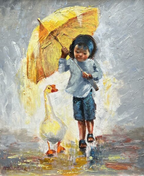 Painting - a painting by Marlena Lozinska