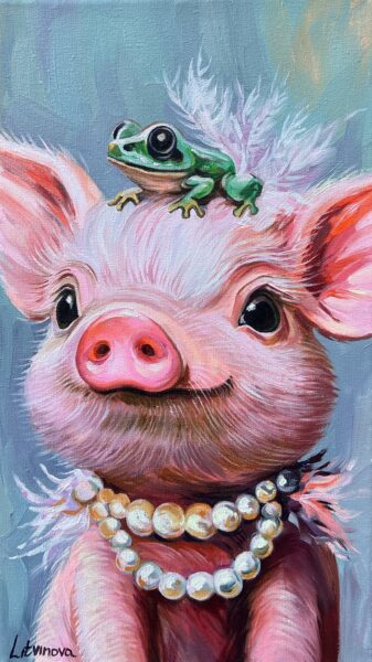 “Pearls in Paradox” - a painting by Olga Litvinova