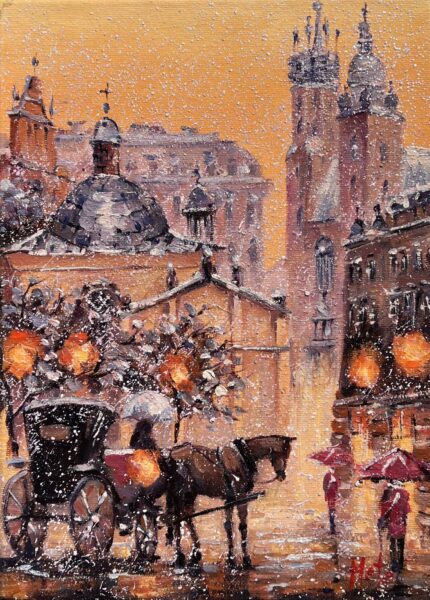 Painting - a painting by Leszek Metz