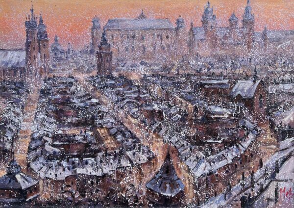 Painting - a painting by Leszek Metz