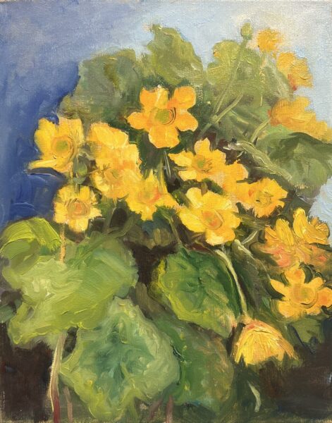 “Sunlit Serenade” - a painting by Danuta Gaweł