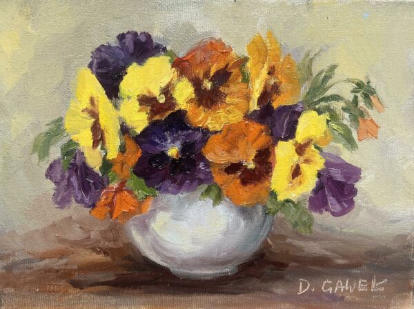 “Effervescent Bloom” - a painting by Danuta Gaweł