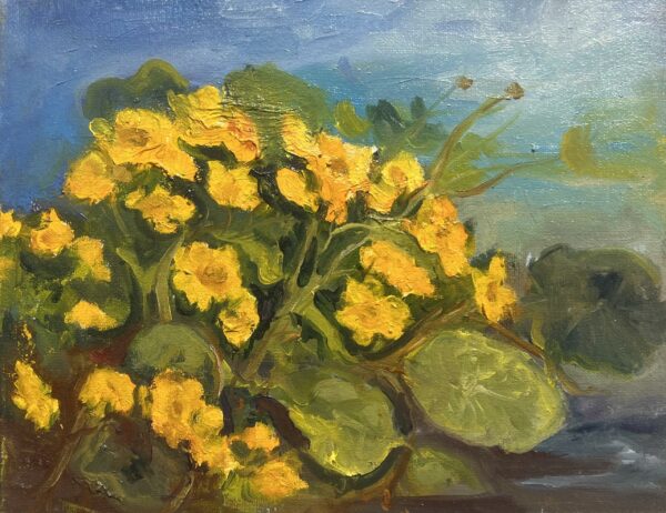 Radiance in Bloom - a painting by Danuta Gaweł