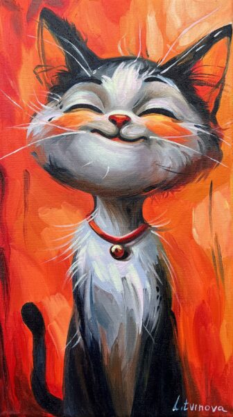 “The Radiant Purr” - a painting by Olga Litvinova