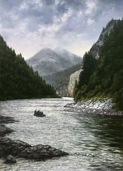 “Veil of Tranquil Horizons” - a painting by Ryszard Michalski