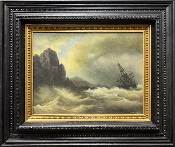 Dangerous cape - a painting by Grzegorz Gmachowski