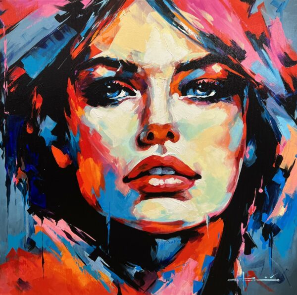 Painting - a painting by Marian Jesień