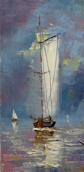 “Elysian Glide” - a painting by Adam Nowakowski