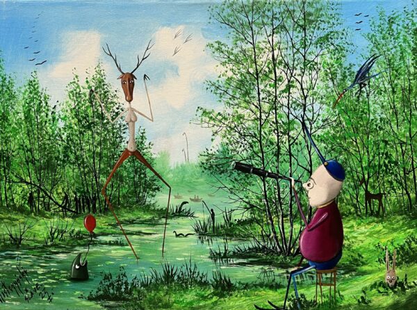 Painting - a painting by Jarosław Kiełczyński