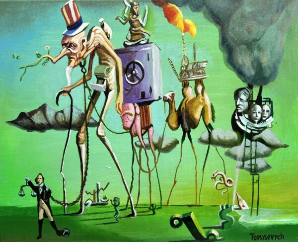 Painting - a painting by Aleksander Tomasievych