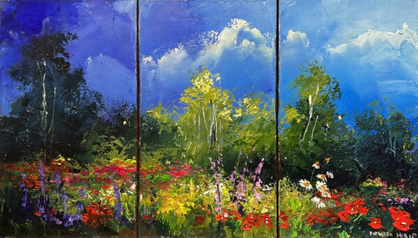 Chorus of Dappled Dreams - a painting by Pentti Vainio