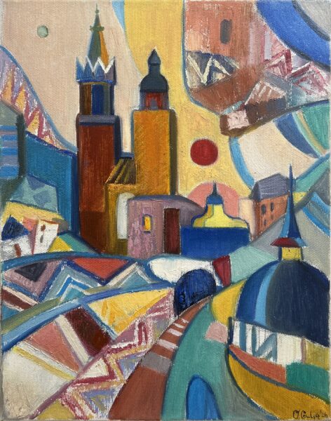 Krakow inspiration - a painting by Olga Gulyaeva