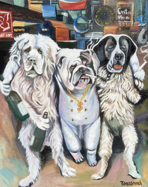 “Urban Tails of Victory” - a painting by Aleksander Tomasievych