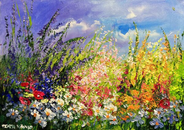 “Radiance in Bloom” - a painting by Pentti Vainio