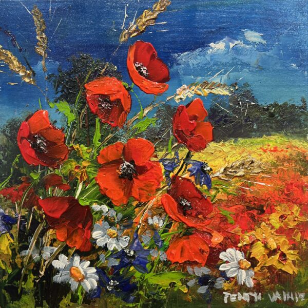 “Euphoria in Bloom” - a painting by Pentti Vainio