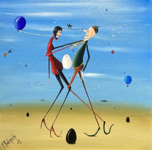 Defloroland - a painting by Jarosław Kiełczyński