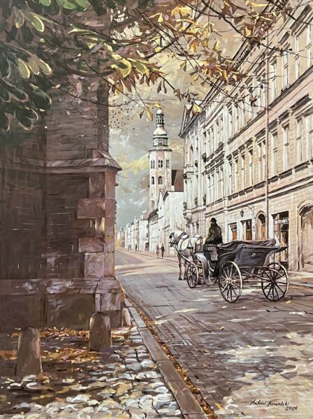 “Echoes of Autumn Passage” - a painting by Antoni Kowalski