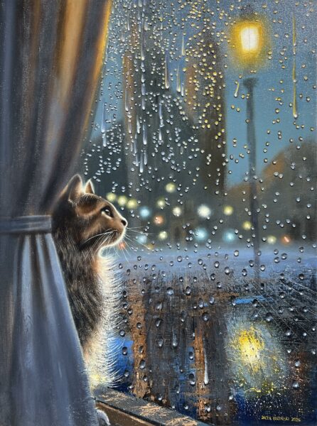 Painting - a painting by Jacek Łoziński