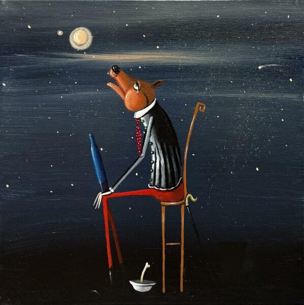 Longing - a painting by Jarosław Kiełczyński