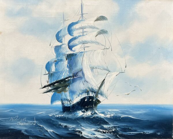 “Aeolian Voyage” - a painting by European school (XX)