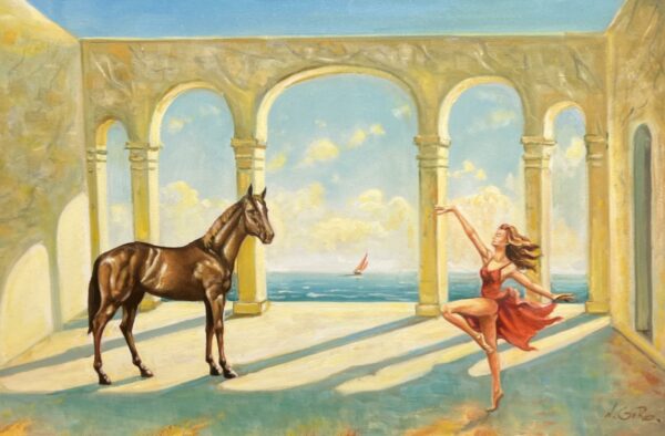 Two Graces - a painting by Nikolay Gorovoy