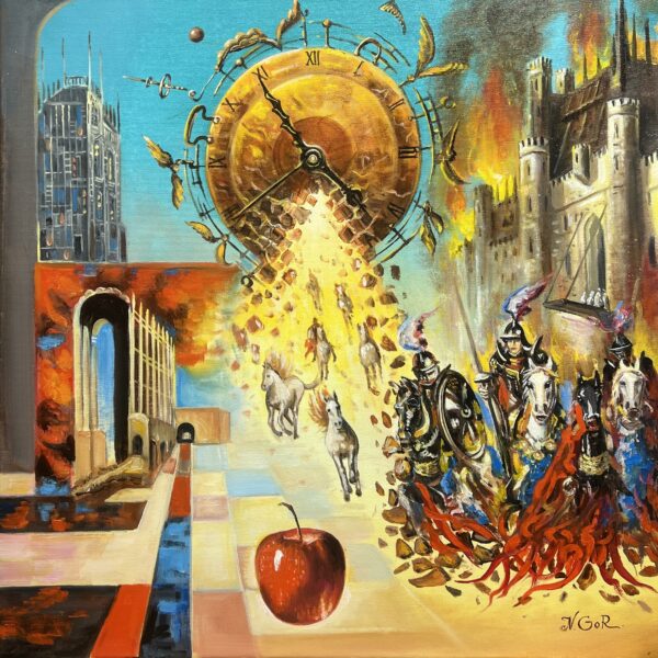 Through time - a painting by Nikolay Gorovoy