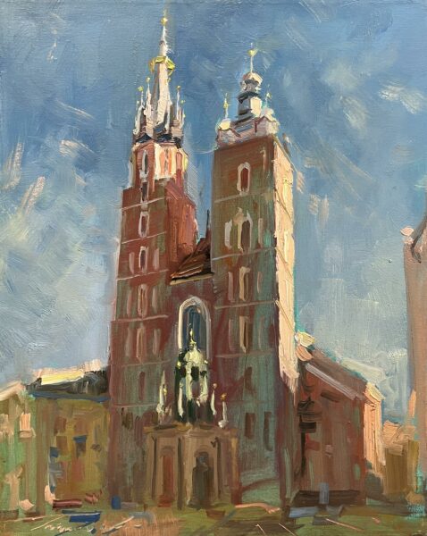 “Celestial Reverence” - a painting by Jarosław Tarnowski