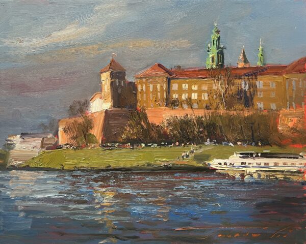 “Echoes of Dreamt Fortresses” - a painting by Jarosław Tarnowski