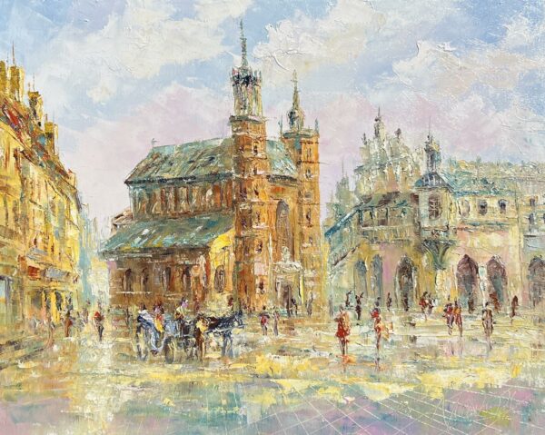 Echoes of Golden Light - a painting by Adam Nowakowski