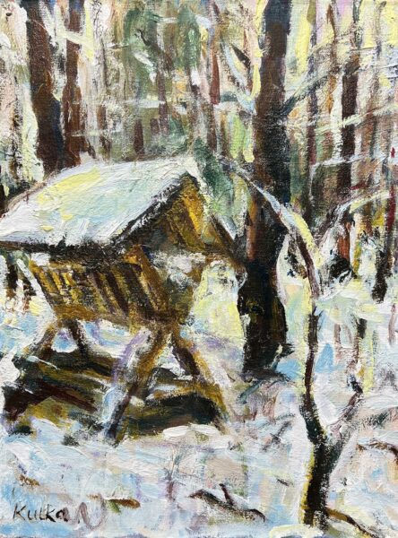 “Solitude’s Breath” - a painting by Jerzy Kulka